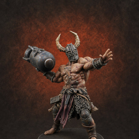 Bomb Hurling Artillery Witch — painted concept preview (miniature supplied unpainted)