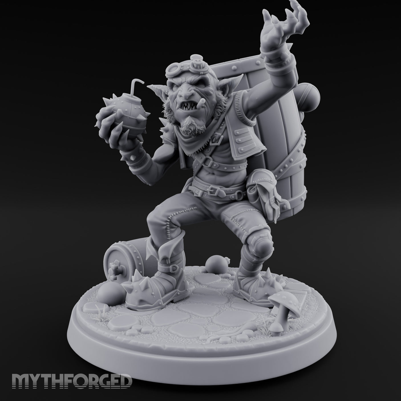 Bomb Sipping Goblin Demolitionist
