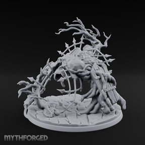 Bone And Branch Bursting Graveyard Golem Miniature for Dungeons and Dragons, Pathfinder or other TTRPGs