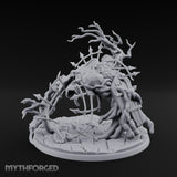 Bone And Branch Bursting Graveyard Golem Miniature for Dungeons and Dragons, Pathfinder or other TTRPGs