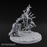 Bone And Branch Bursting Graveyard Golem Miniature for Dungeons and Dragons, Pathfinder or other TTRPGs