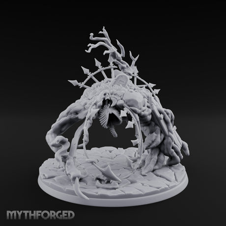 Bone And Branch Bursting Graveyard Golem Miniature for Dungeons and Dragons, Pathfinder or other TTRPGs