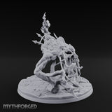 Bone And Branch Bursting Graveyard Golem Miniature for Dungeons and Dragons, Pathfinder or other TTRPGs