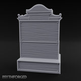 Bone-Displayed Drawer-Banked Scholar's Grand Cabinet Bookcase gallery 5