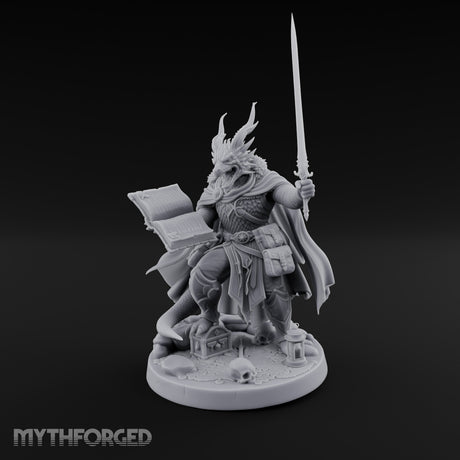 Book And Sword Raised Dragonborn Spellblade gallery 18