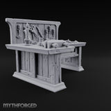 Spine Out, Shears Up Wooden Bookbinder Workbench