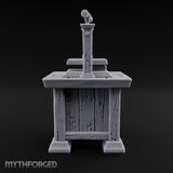 Pressed for Time, Not for Pages Wooden Bookbinding Press Cabinet