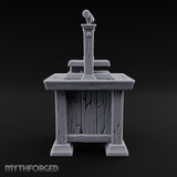 Pressed for Time, Not for Pages Wooden Bookbinding Press Cabinet