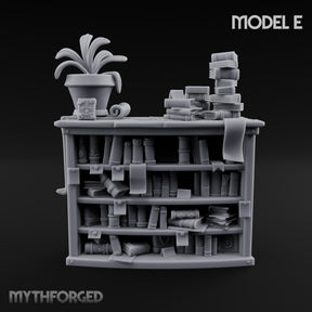 Overstuffed Library Bookshelf E