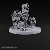 The Tide Steps Ashore Sea Elf Maiden — Fish Head · Diorama