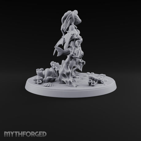 The Tide Steps Ashore Sea Elf Maiden — Fish Head · Diorama