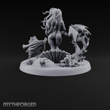 The Tide Steps Ashore Sea Elf Maiden — Fish Head · Diorama