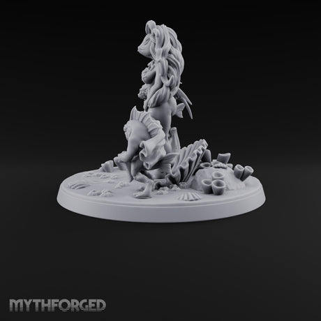 The Tide Steps Ashore Sea Elf Maiden — Fish Head · Diorama