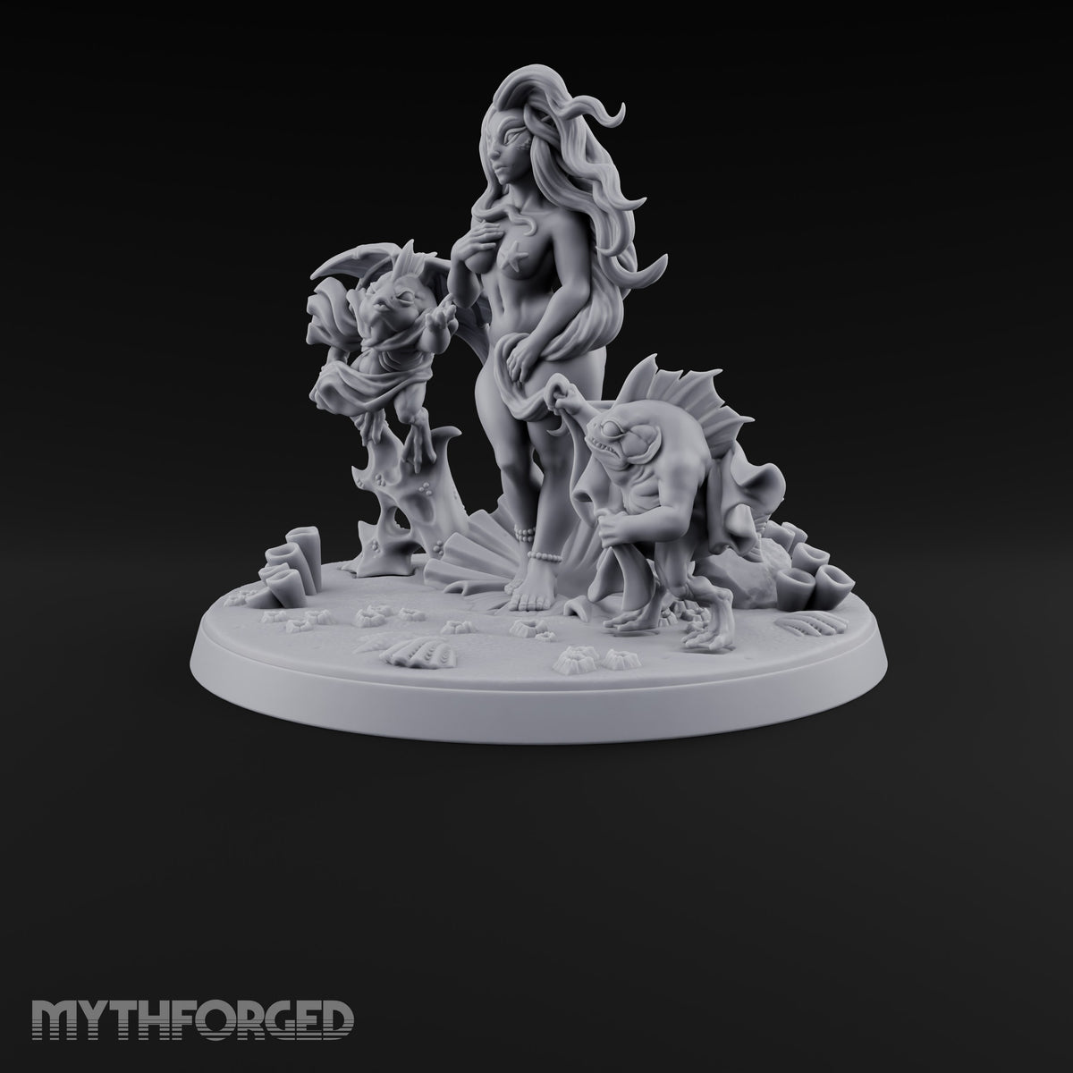 The Tide Steps Ashore Sea Elf Maiden — Standard · Diorama