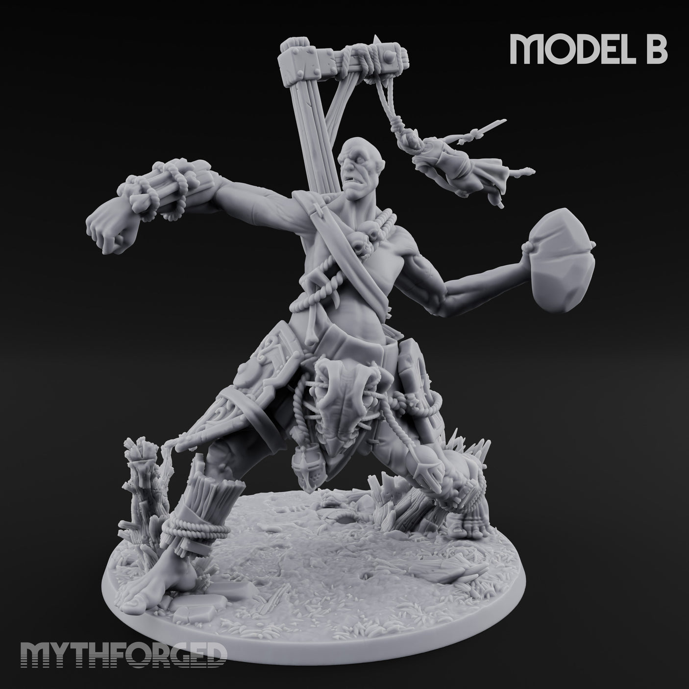 Boulder Launching Hill Giant Hunters — B