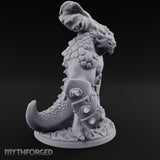 Boulder Smashing Troll Brute Miniature for Dungeons and Dragons, Pathfinder or other TTRPGs