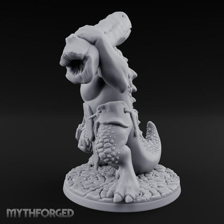 Boulder Smashing Troll Brute Miniature for Dungeons and Dragons, Pathfinder or other TTRPGs