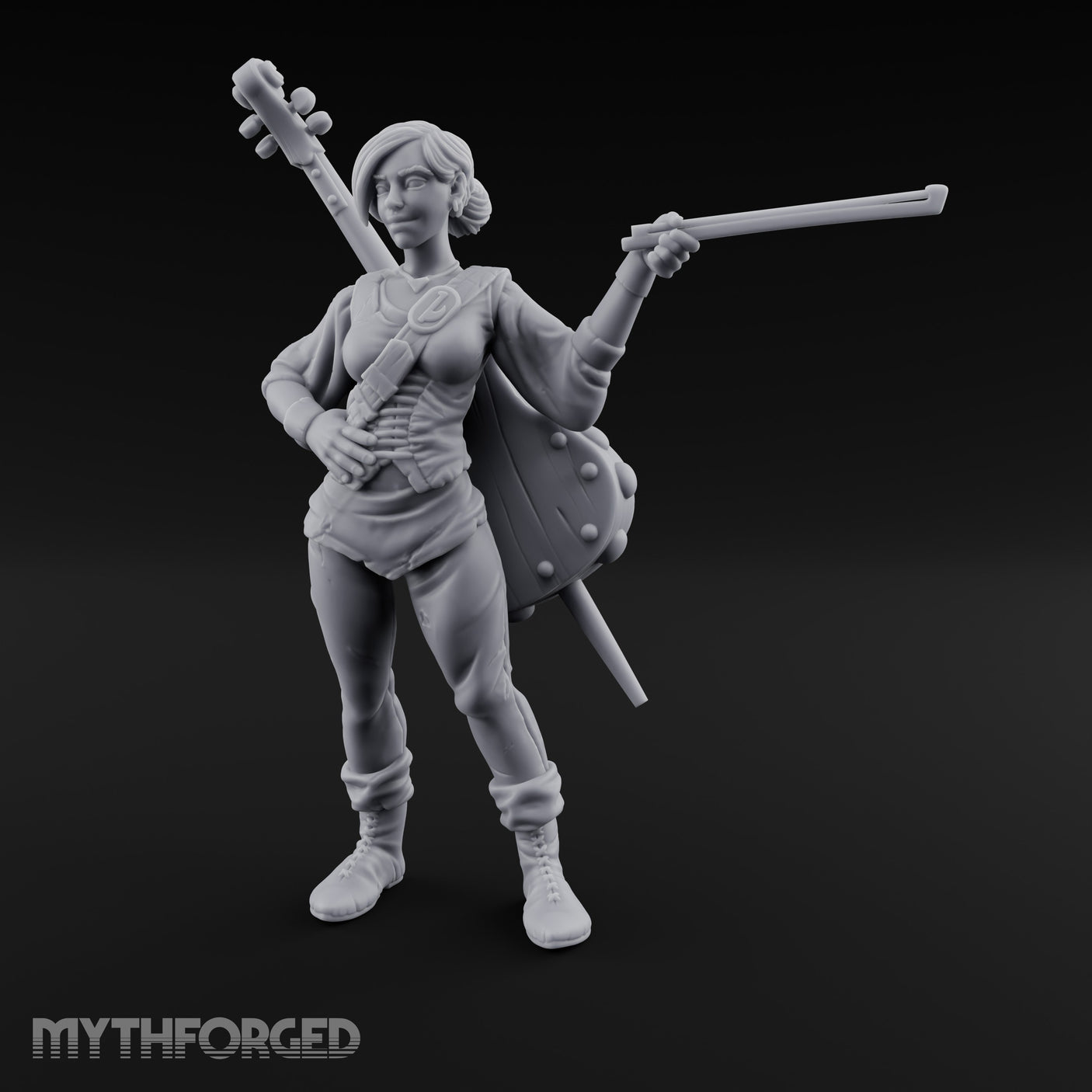 Bow Carrying Human Bard gallery 9
