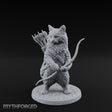 Bow Clutching Tabaxi Ranger Miniature for Dungeons and Dragons, Pathfinder or other TTRPGs