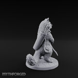 Bow Clutching Tabaxi Ranger Miniature for Dungeons and Dragons, Pathfinder or other TTRPGs