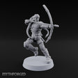 Bow Drawing Human Archer Miniature for Dungeons and Dragons, Pathfinder or other TTRPGs