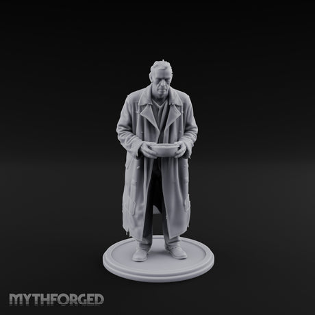 Bowl Clutching Human Beggar Miniature for Dungeons and Dragons, Pathfinder or other TTRPGs