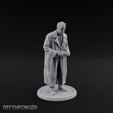 Bowl Clutching Human Beggar Miniature for Dungeons and Dragons, Pathfinder or other TTRPGs