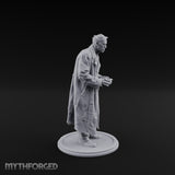 Bowl Clutching Human Beggar Miniature for Dungeons and Dragons, Pathfinder or other TTRPGs