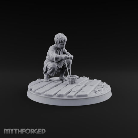 Heeding the Water Human Cultist E Miniature for Dungeons and Dragons, Pathfinder or other TTRPGs