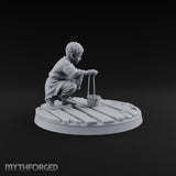 Heeding the Water Human Cultist E Miniature for Dungeons and Dragons, Pathfinder or other TTRPGs