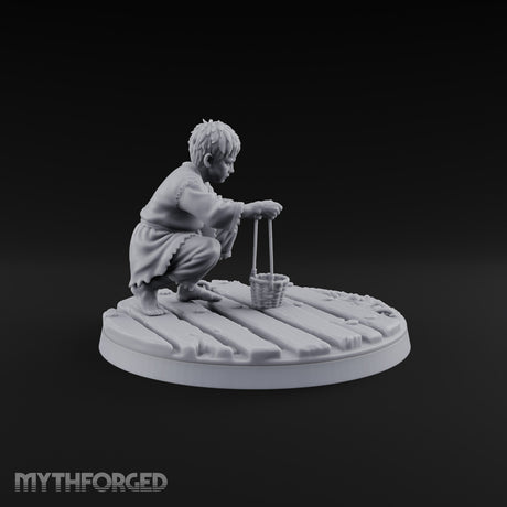 Heeding the Water Human Cultist E Miniature for Dungeons and Dragons, Pathfinder or other TTRPGs