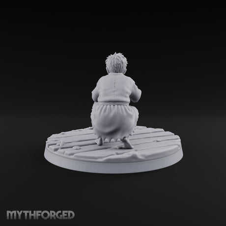 Heeding the Water Human Cultist E Miniature for Dungeons and Dragons, Pathfinder or other TTRPGs