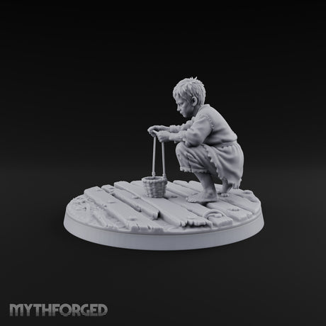 Heeding the Water Human Cultist E Miniature for Dungeons and Dragons, Pathfinder or other TTRPGs