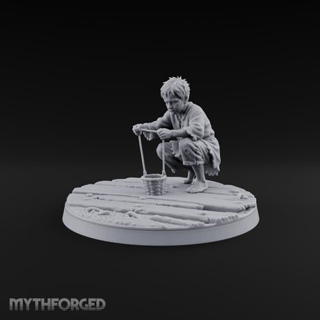 Heeding the Water Human Cultist E Miniature for Dungeons and Dragons, Pathfinder or other TTRPGs