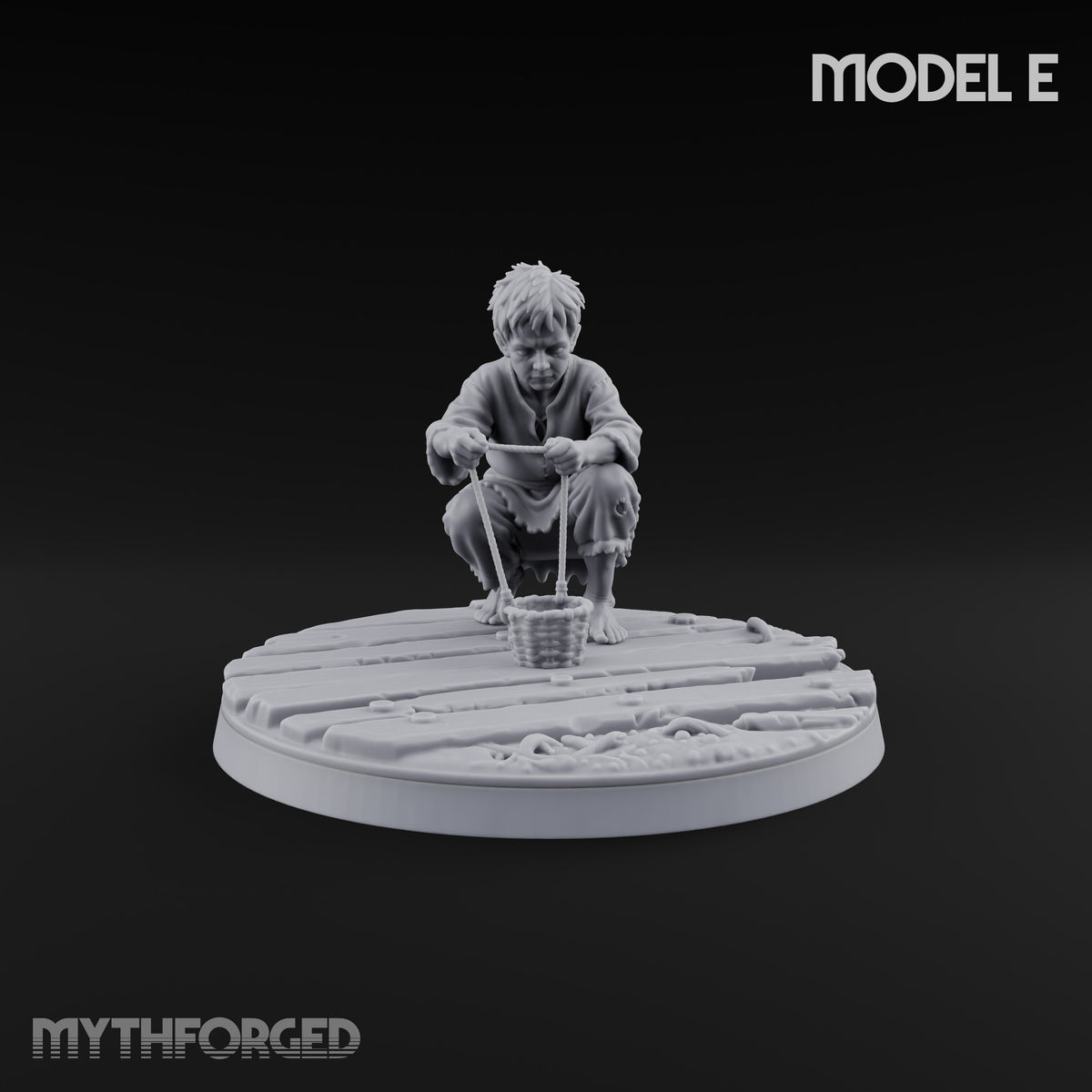 Heeding the Water Human Cultist E Miniature for Dungeons and Dragons, Pathfinder or other TTRPGs