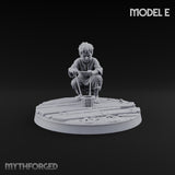 Heeding the Water Human Cultist E Miniature for Dungeons and Dragons, Pathfinder or other TTRPGs