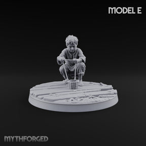 Heeding the Water Human Cultist E Miniature for Dungeons and Dragons, Pathfinder or other TTRPGs