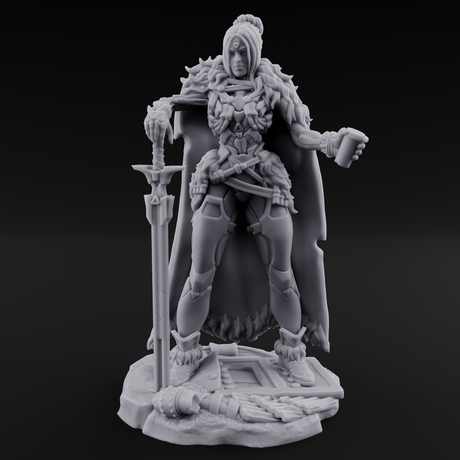 Tankard Raising Human Barbarian Miniature for Dungeons and Dragons, Pathfinder or other TTRPGs