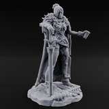 Tankard Raising Human Barbarian Miniature for Dungeons and Dragons, Pathfinder or other TTRPGs