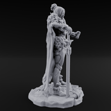 Tankard Raising Human Barbarian Miniature for Dungeons and Dragons, Pathfinder or other TTRPGs