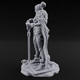Tankard Raising Human Barbarian Miniature for Dungeons and Dragons, Pathfinder or other TTRPGs