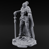 Tankard Raising Human Barbarian Miniature for Dungeons and Dragons, Pathfinder or other TTRPGs