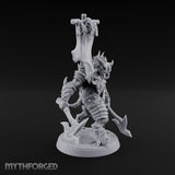 Beneath the War Banner Two-Headed Beastman Chieftain — With Banner