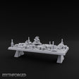 Bread-Piled Flagon-Crowded Feast Banquet Table Miniature for Dungeons and Dragons, Pathfinder or other TTRPGs