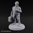 Briefcase Clutching Hybrid Valet Miniature for Dungeons and Dragons, Pathfinder or other TTRPGs