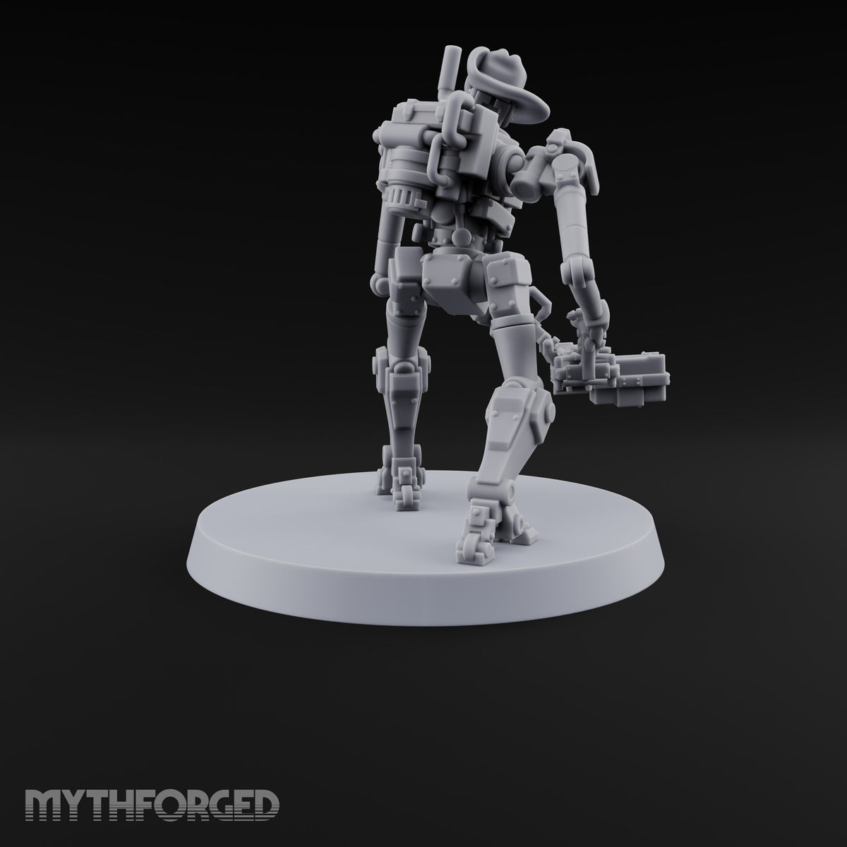 Weapons at the Ready Weird War British Automaton Heavy Machine Gunner A