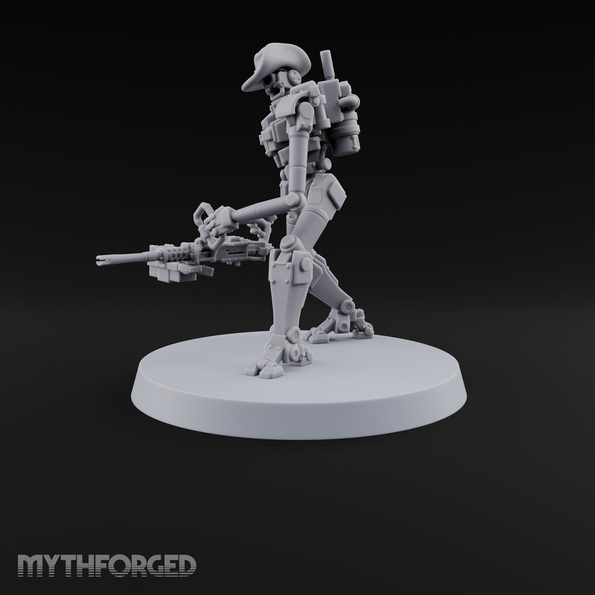 Weapons at the Ready Weird War British Automaton Heavy Machine Gunner A