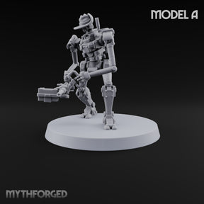 Weapons at the Ready Weird War British Automaton Heavy Machine Gunner A