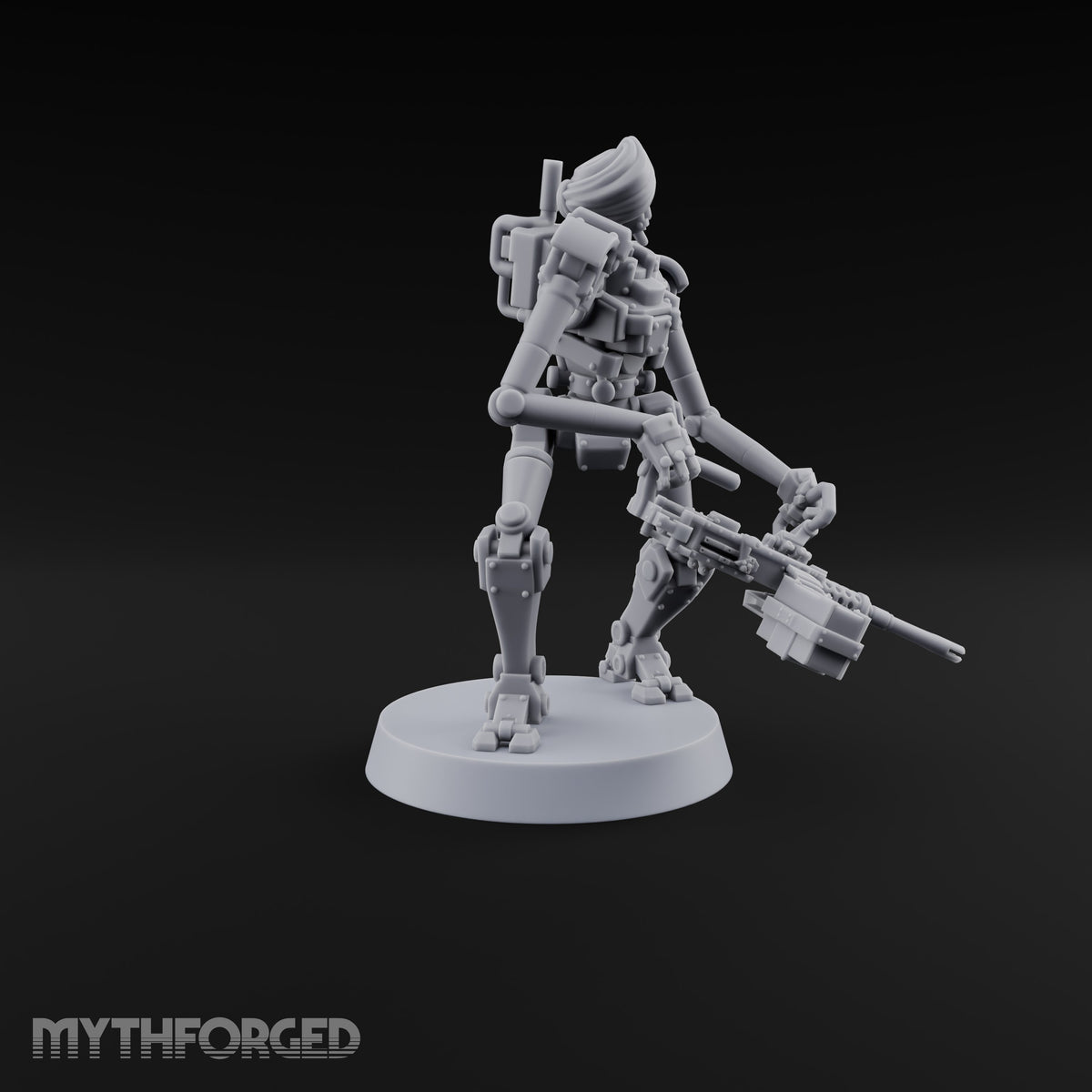 Weapons at the Ready Weird War British Automaton Heavy Machine Gunner B
