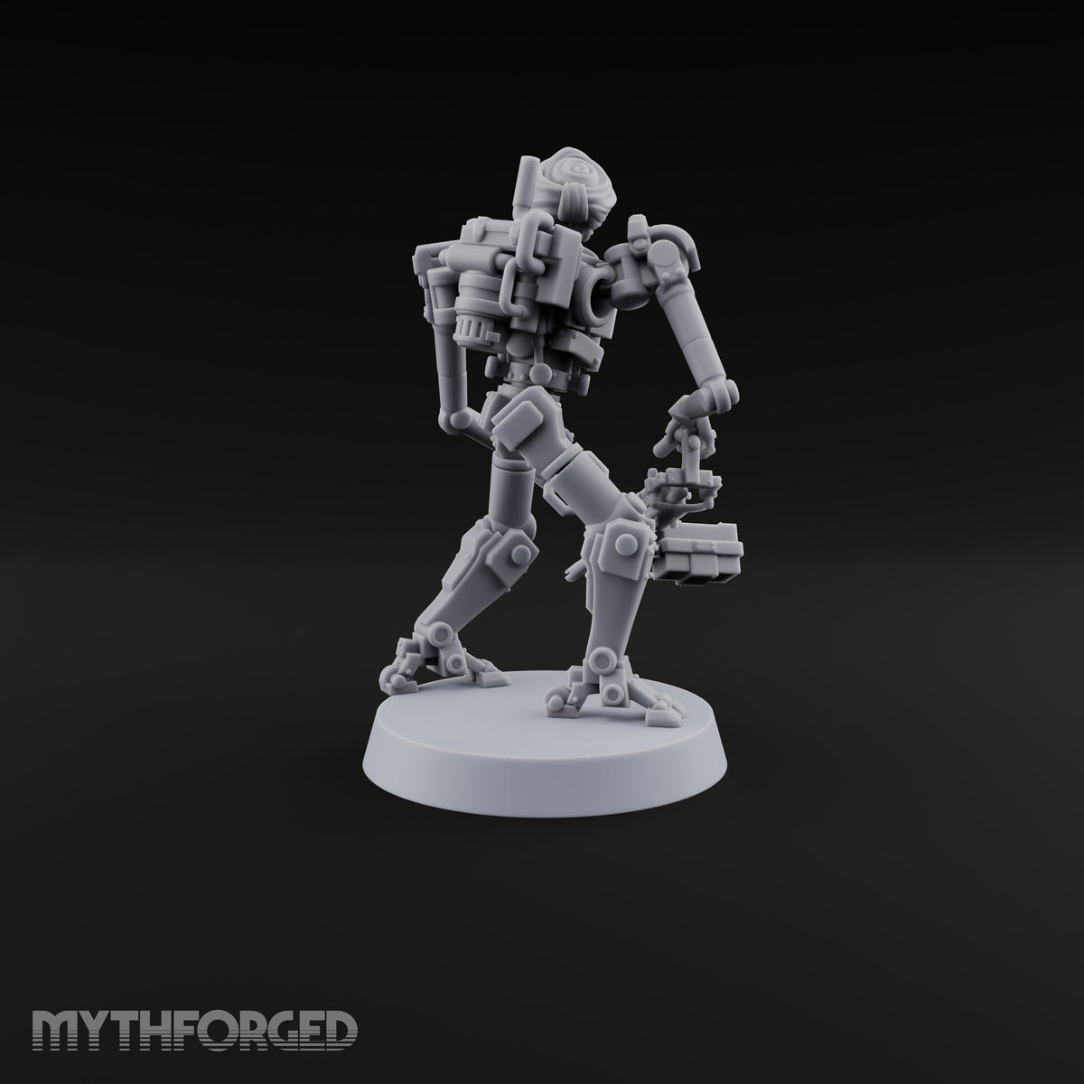 Weapons at the Ready Weird War British Automaton Heavy Machine Gunner B